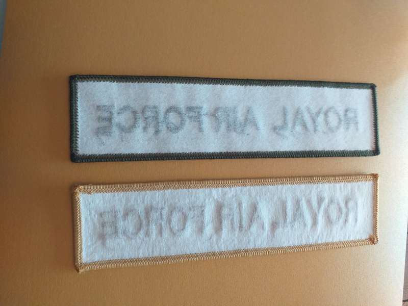 R.A.F cloth patch