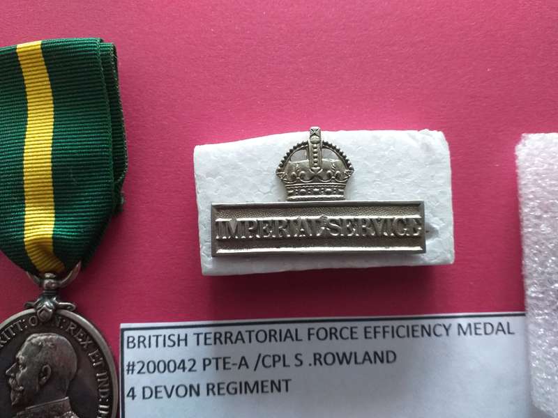 territorial force efficiency medal