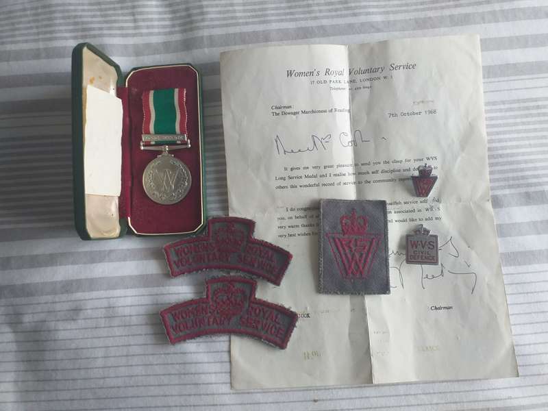 ww2 WVS medal