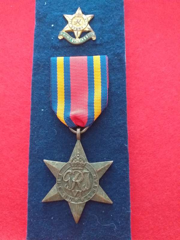 ww2 Burma star medal