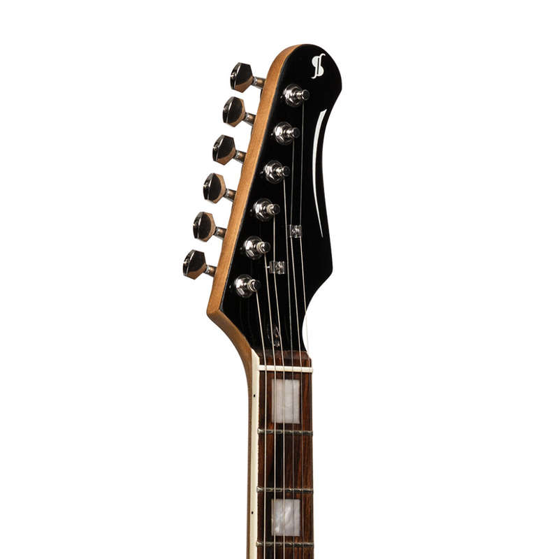 STAGG Vintage Series Natural Electric guitar with solid alder body - Box is Damaged, but unit  100%