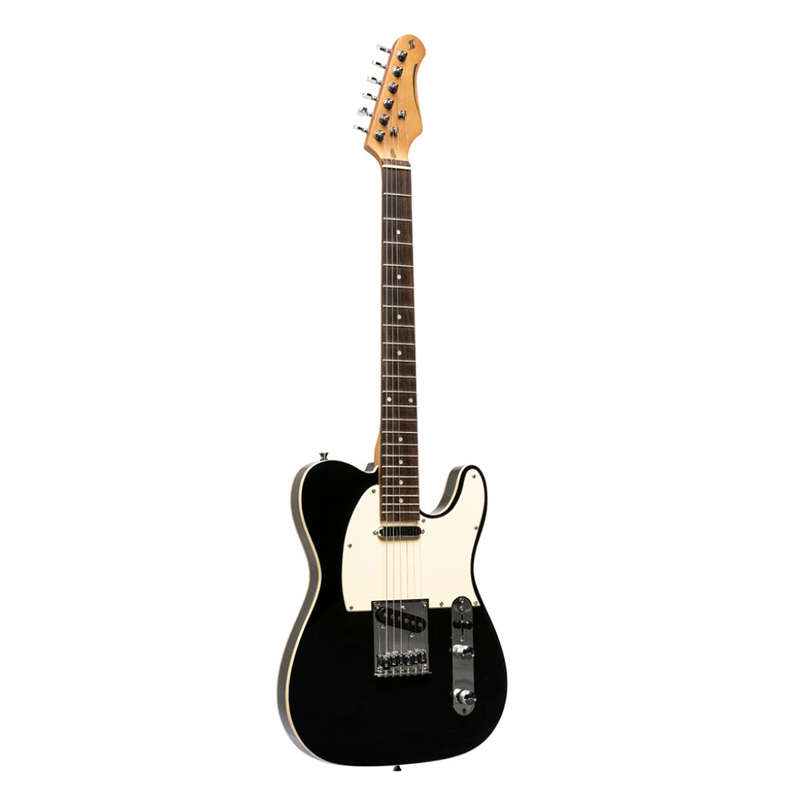 STAGG Vintage "T" Series - plus electric guitar Black - Box is Damaged, but unit is 100%