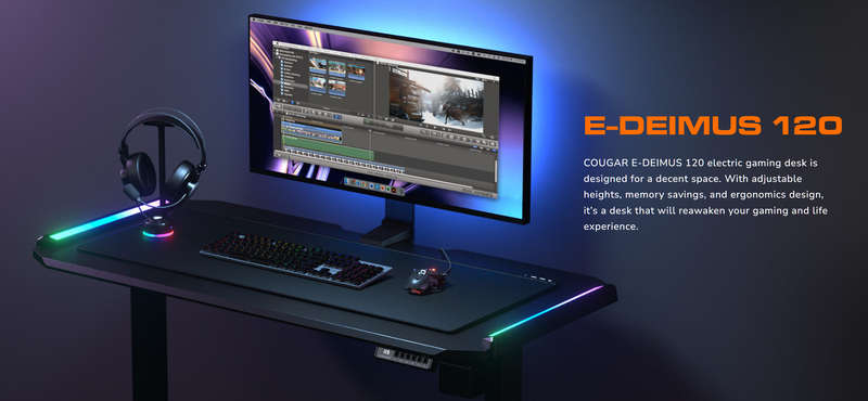 Cougar E-Deimus 120 Electric Gaming Desk