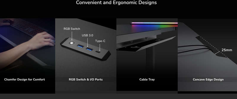 Cougar E-Deimus 120 Electric Gaming Desk