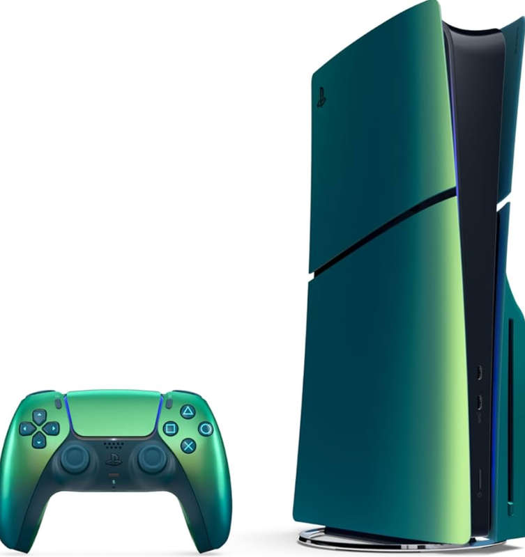 Playstation 5 Dualsense Controller + Console Covers Bundle - Chroma Teal - PS5