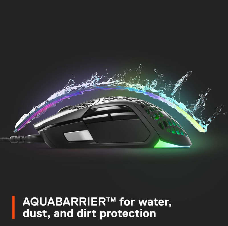 SteelSeries AEROX 5 Gaming Mouse - WIRED (new and sealed)