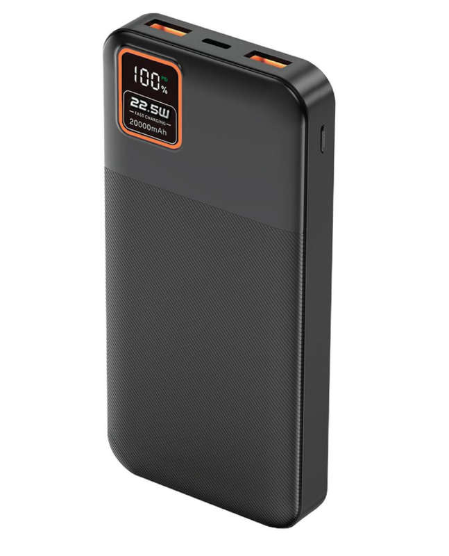 SUPA FLY 10,000mAh Fast Charge with LCD Display Power Bank