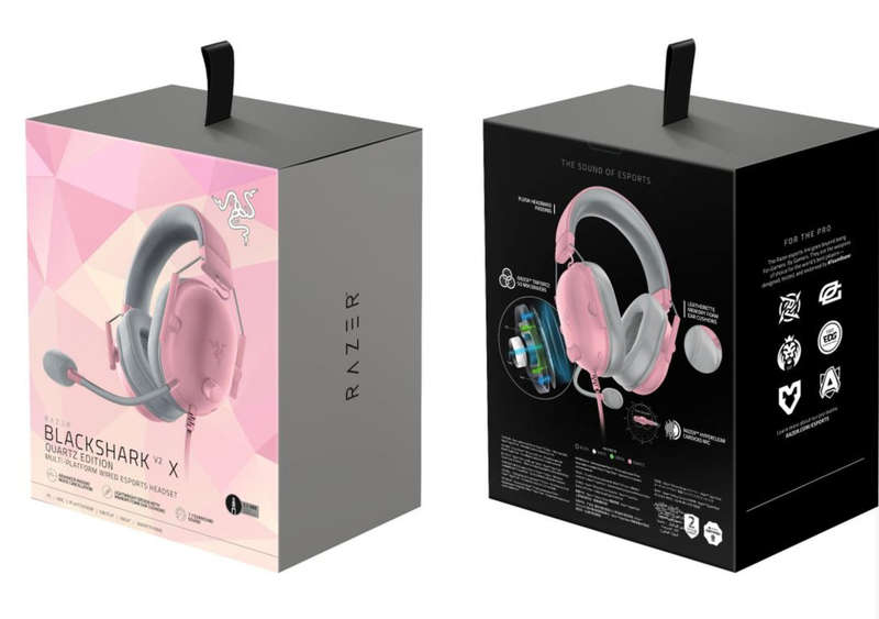 Razer Blackshark V2 X - Quartz Edition - 3.5mm Jack connection