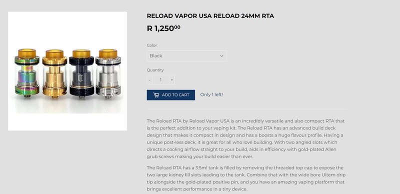 Vaping bundle goods