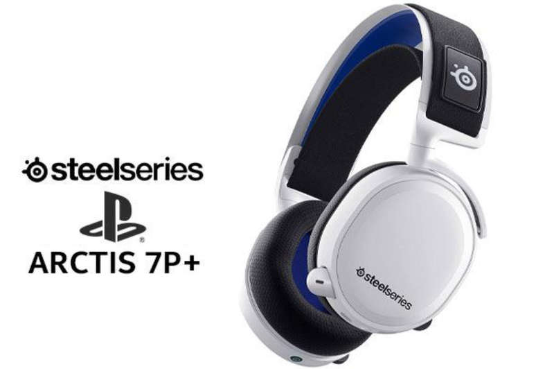 steelseries arctis 7P+ Wireless Gaming Headset - White - PS5