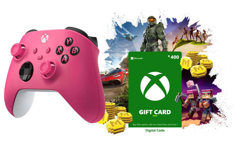 Xbox Series Controller - Deep Pink + R400 wallet Xbox Store Gift Card