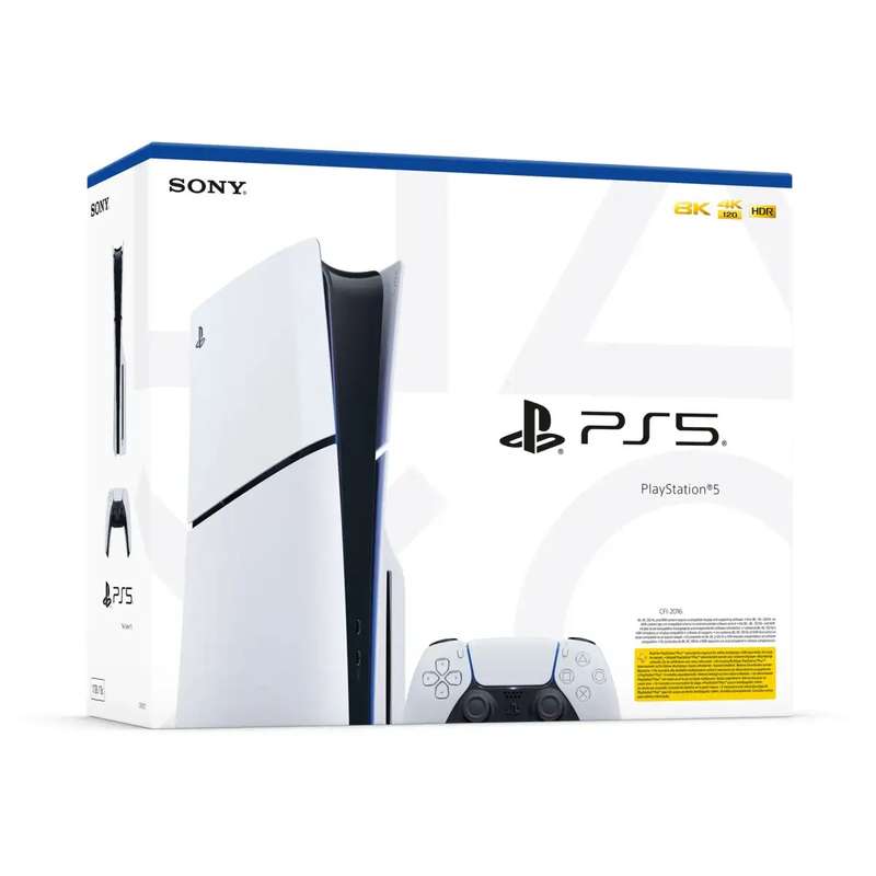 PlayStation 5 Console (Slim) Disc Edition - Glacier White - Original- PS5 - (new and sealed)