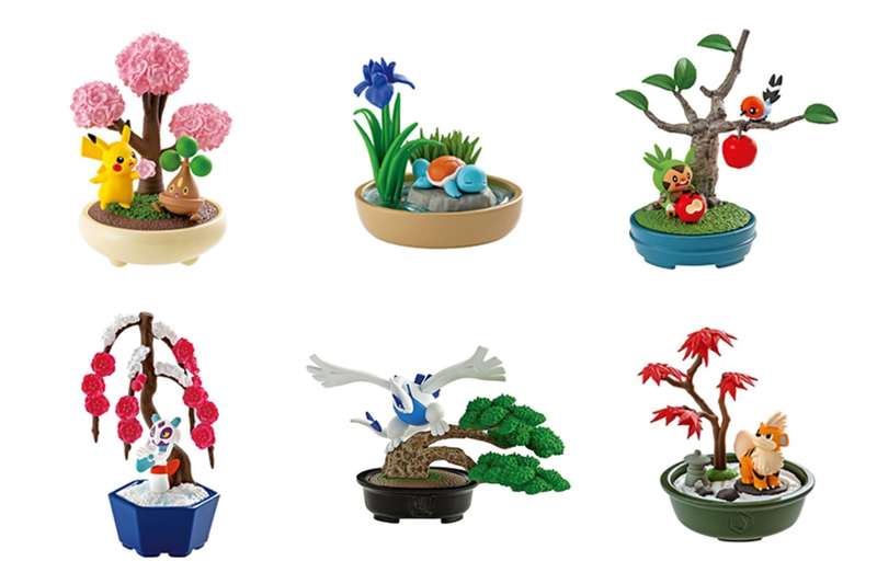 Re-Ment Pokémon Japanese Bonsai 2 Box Set  Full Set (Sealed Case!)