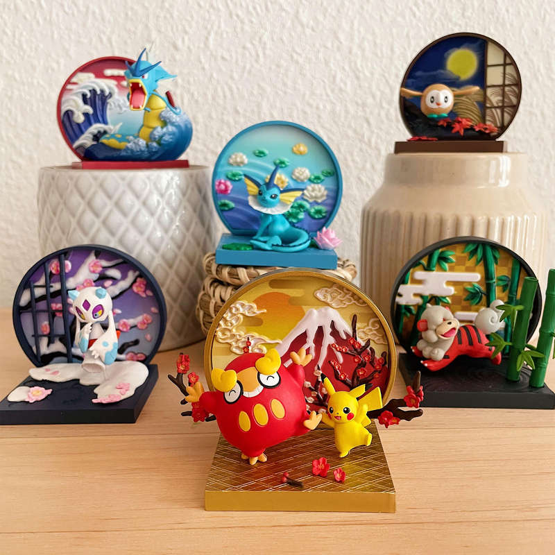 Re-Ment Pokémon Japanese Window Wanomado Box Set  Full Set (Sealed Case!)