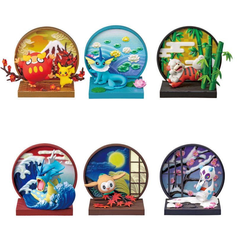 Re-Ment Pokémon Japanese Window Wanomado Box Set  Full Set (Sealed Case!)