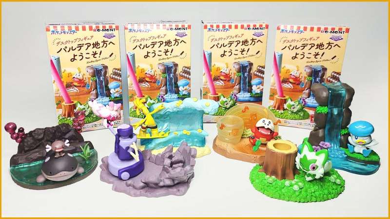 Re-Ment Pokémon Japanese Desktop Figure Paldea Box Set Full Set (Sealed Case!)