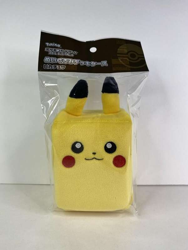 Pikachu Plush Deck Box (From Pokémon Center Japan)