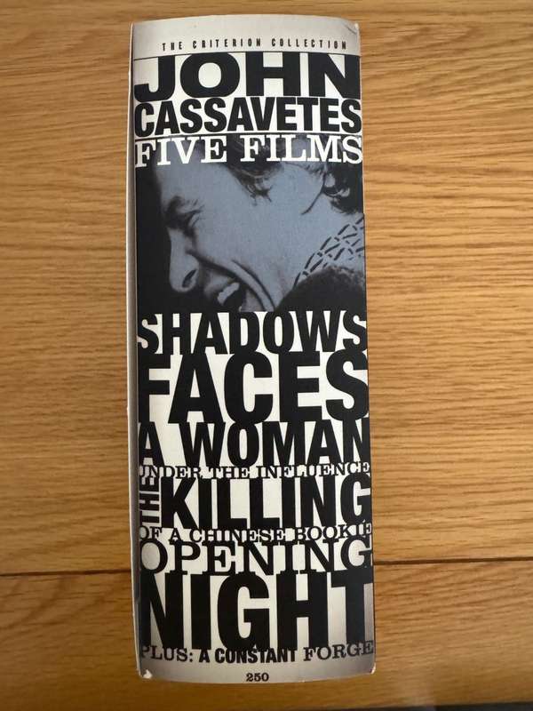 John Cassavetes: Five Films R1 Criterion DVD