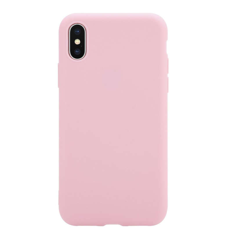 iPhone X & XS Soft & Smooth Phone Case - Pale Pink