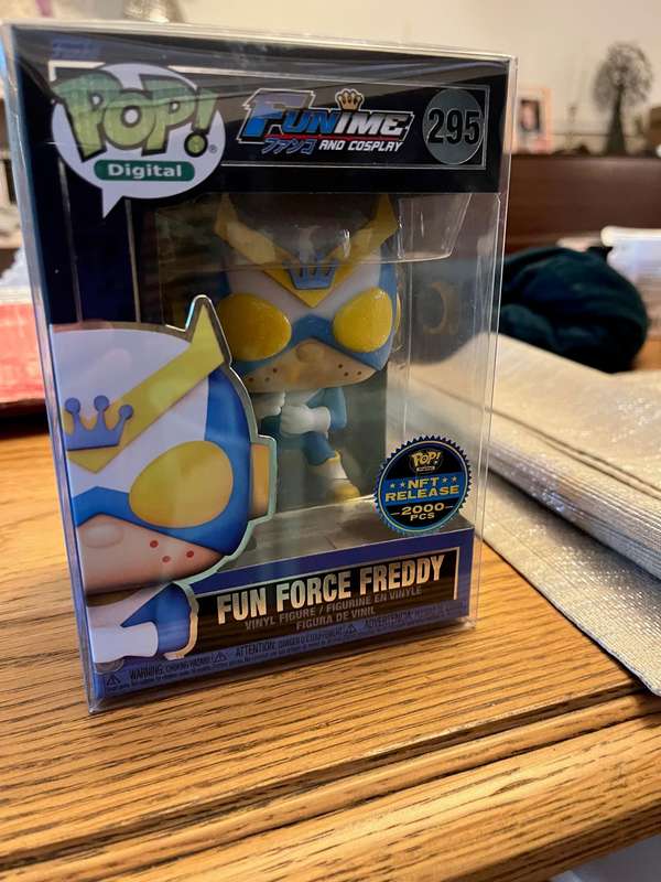 Limited Edition Funko Pop! Fun Force Freddy NFT RELEASE / 2000  - IN HAND