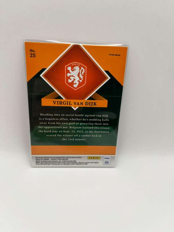 Panini Select Stars Virgil Van Dijk PRIZM Netherlands FIFA