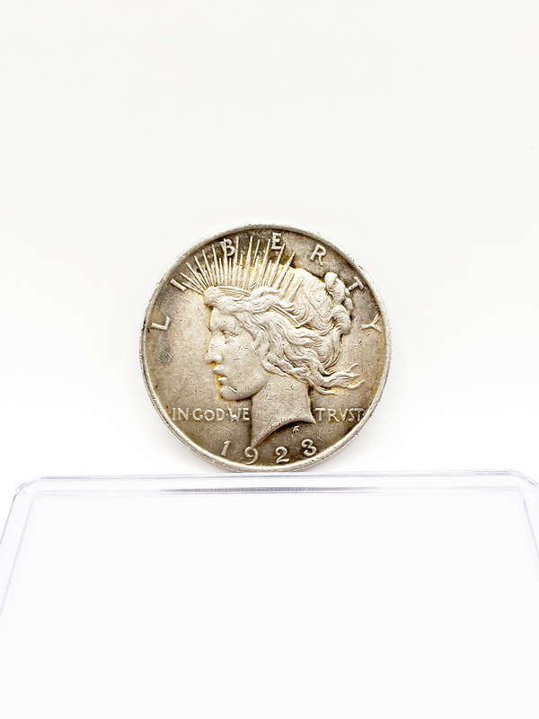 Silver USA Peace Dollar Coin - 1923 Liberty