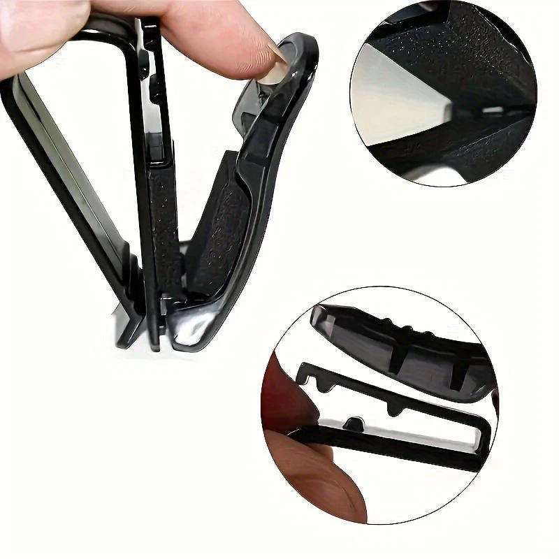 2PC  Black Universal Multifunctional Car Sun Visor Clip
