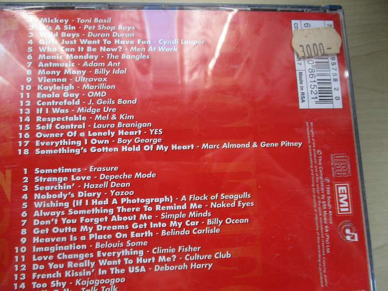 best of the eighties album volume one double cd