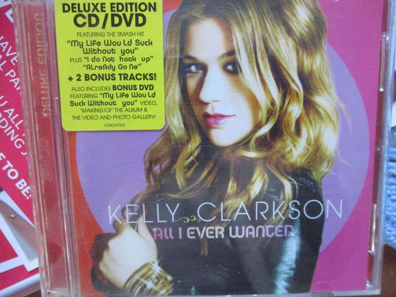 kelly clarkson cd and dvd