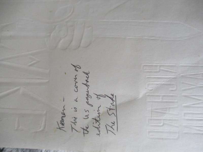 Richard Laymon autographed paperback cover