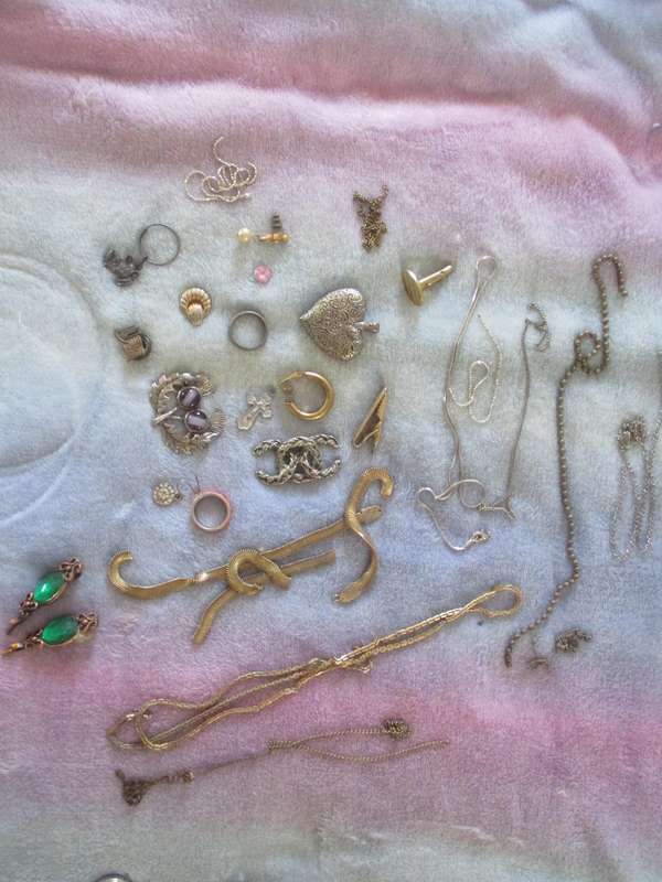 jewellery and small handbag