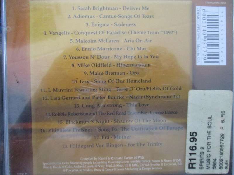 spirits music for the soul volume two