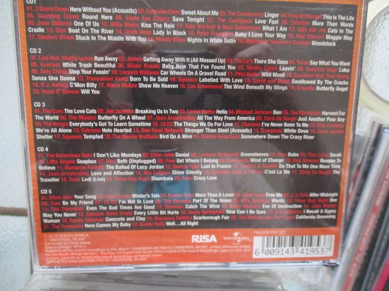 100 acoustic memories  5 cd box