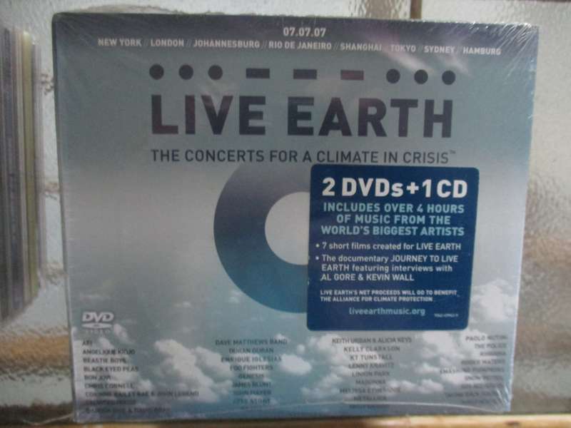live earth concerts for climate crisis double cd and two dvds