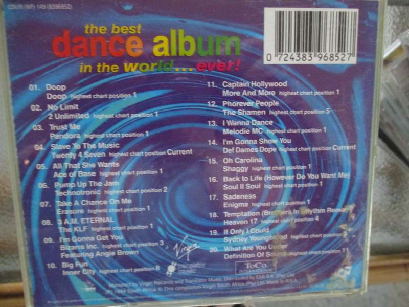 the best dance album in the world ever