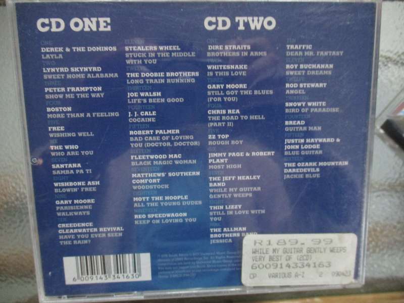 very best of while my guitar gently weeps double cd