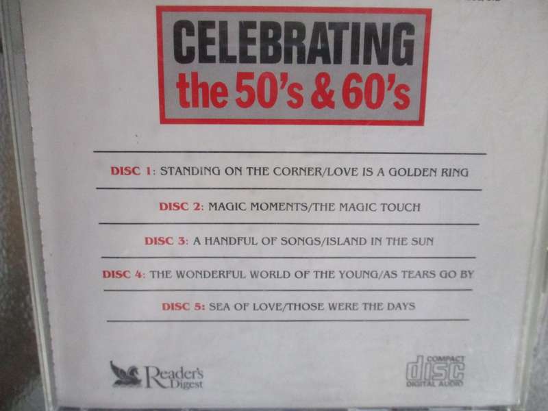 celebrating the 50s and 60s five cd box