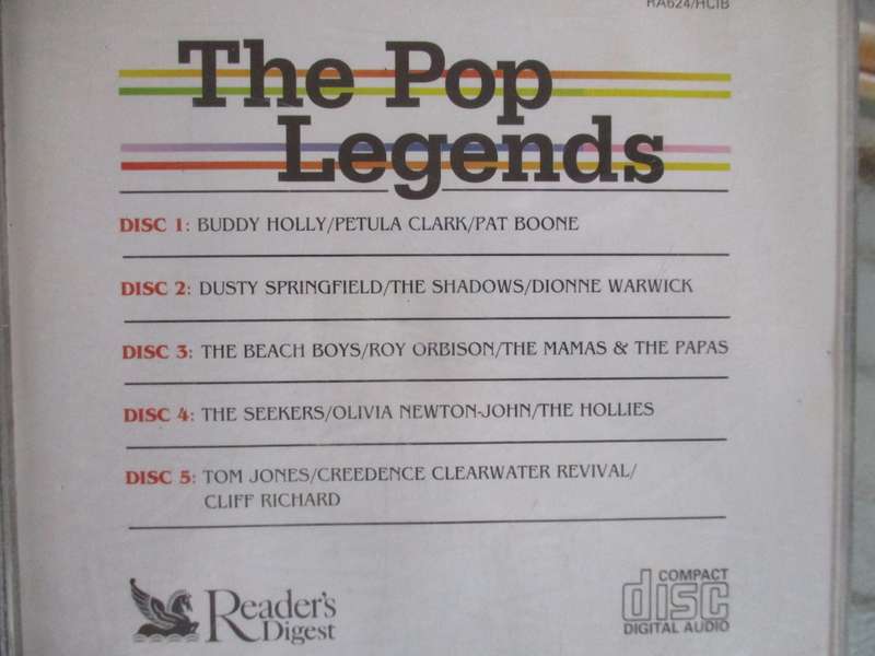 pop legends  5 cd box