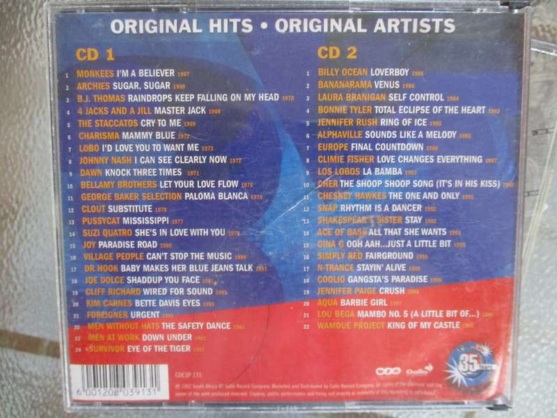 35 years of hits double cd