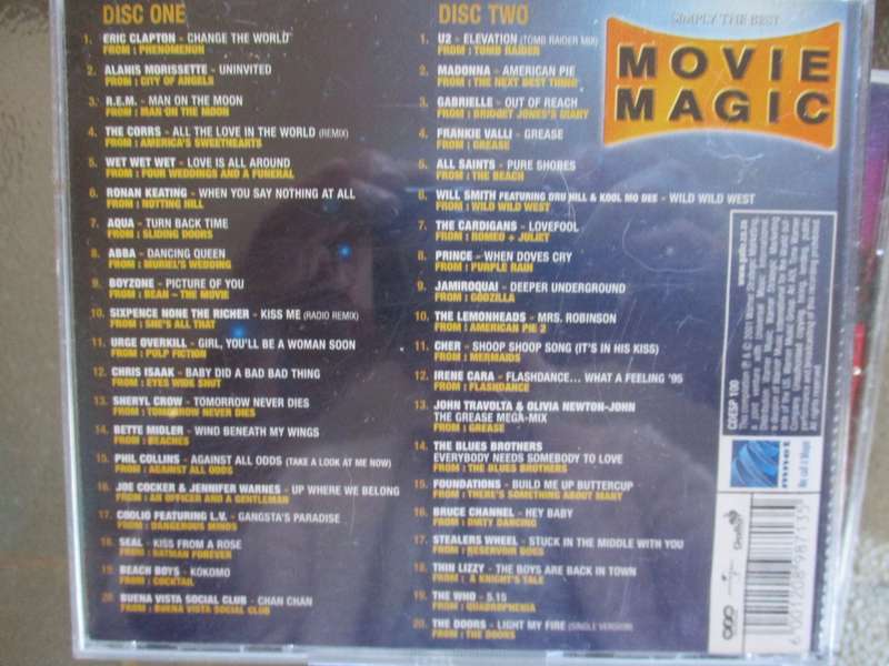 simply the best movie magic double cd