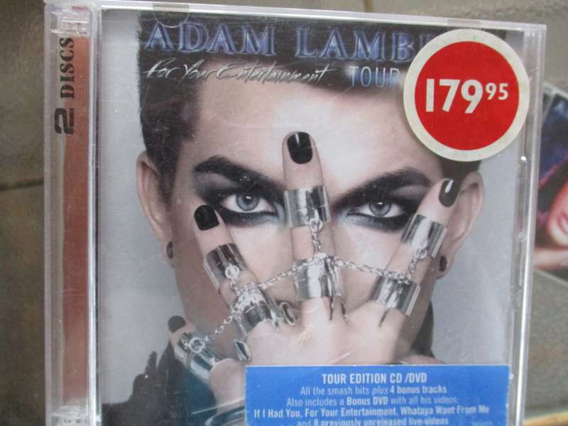 adam lambert cd and dvd
