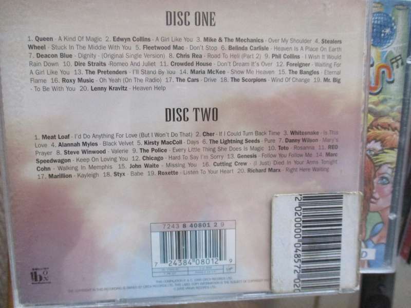 the best rock ballads in the world ever double cd