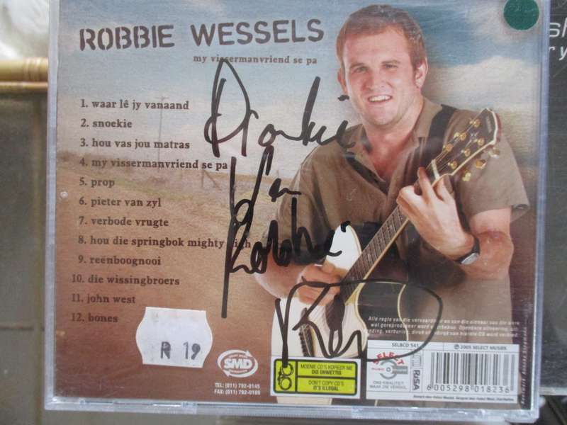 robbie wessels autographed