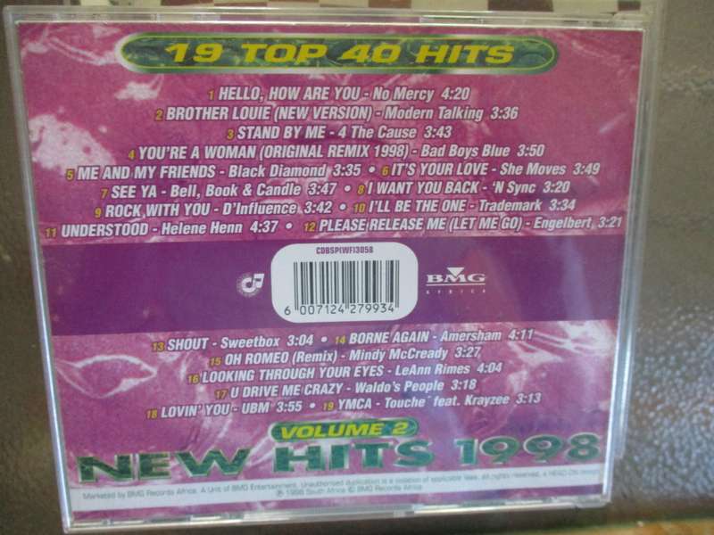 new hits 1998 volume two