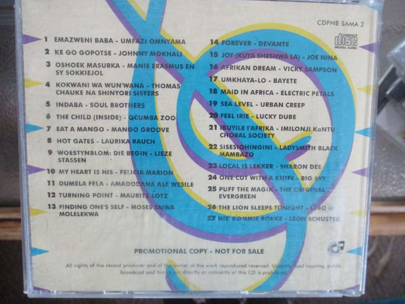 fnb sama 1996 commemorative promotional cd