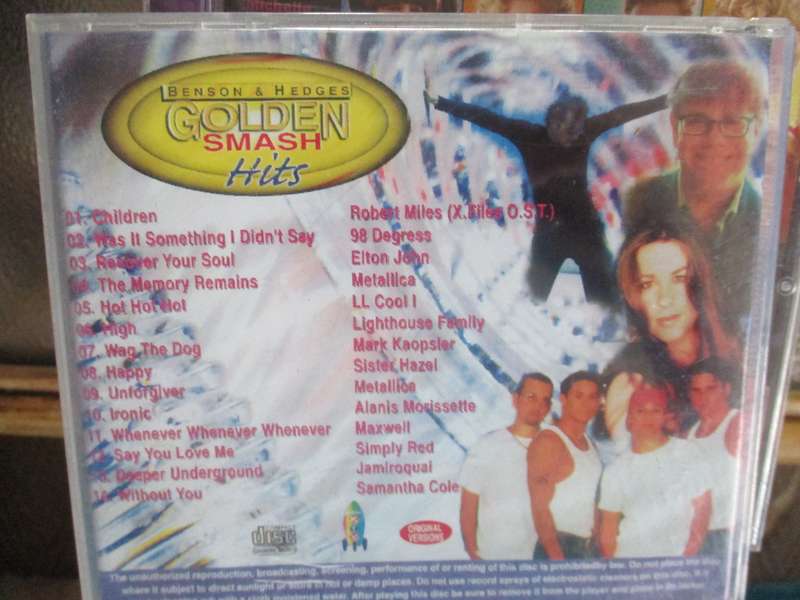 benson and hedges golden smash hits