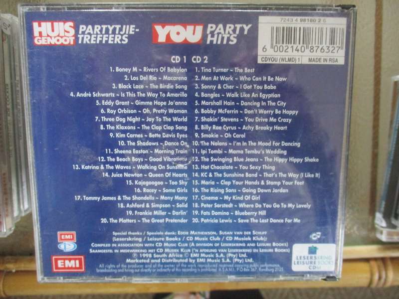 you party hits double cd