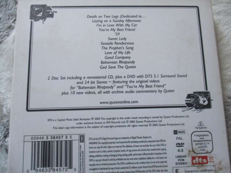 queen cd and dvd