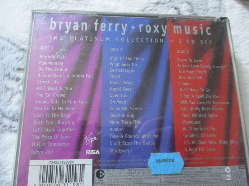 bryan ferry and roxy music triple cd