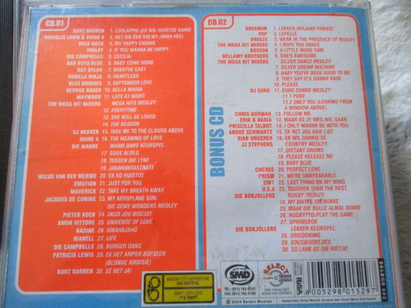 30  goue sokkie treffers 7 double cd